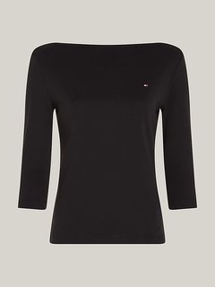 New Cody Slim triko Černá barva Ženy