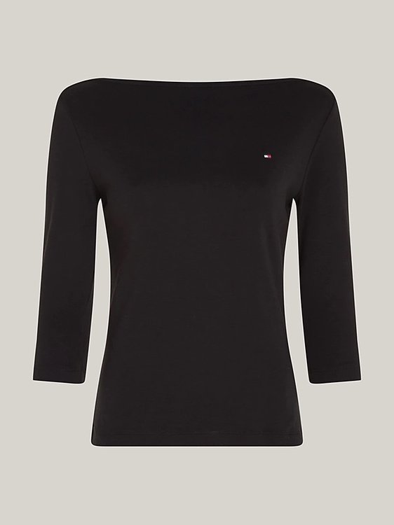 New Cody Slim triko Černá barva Ženy