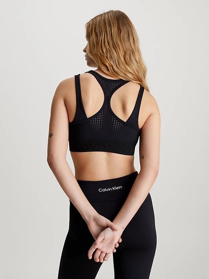 Módní Low Impact Sports podprsenka, Černá barva, 2024