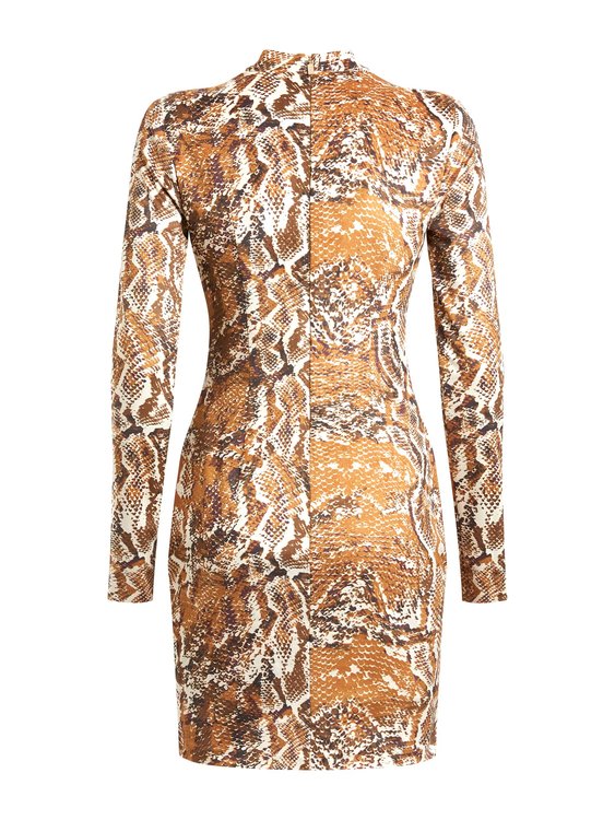 Luxusní Hudson šaty, Hnědá barva, 38, 40, 42