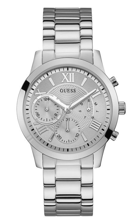 Guess – Hodinky Solar, Stříbrná barva