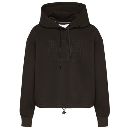 Módní Logo Mikina, Černá barva, 2021, 2020