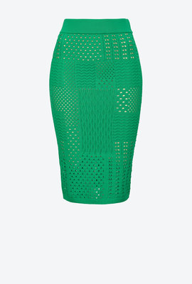 Pinko – Santurce sukně, Zelená barva