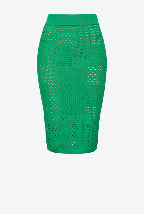 Pinko – Santurce sukně, Zelená barva