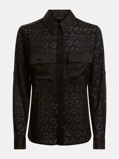 Luxusní Coline košile, Černá barva, XS, S, M, L, XL