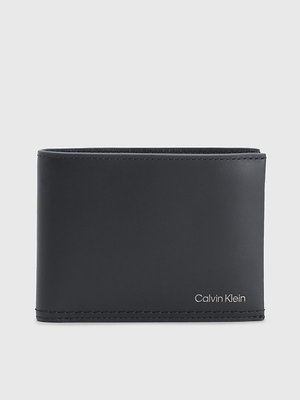 Calvin Klein Jeans – Duo Stitch peněženka, Černá barva