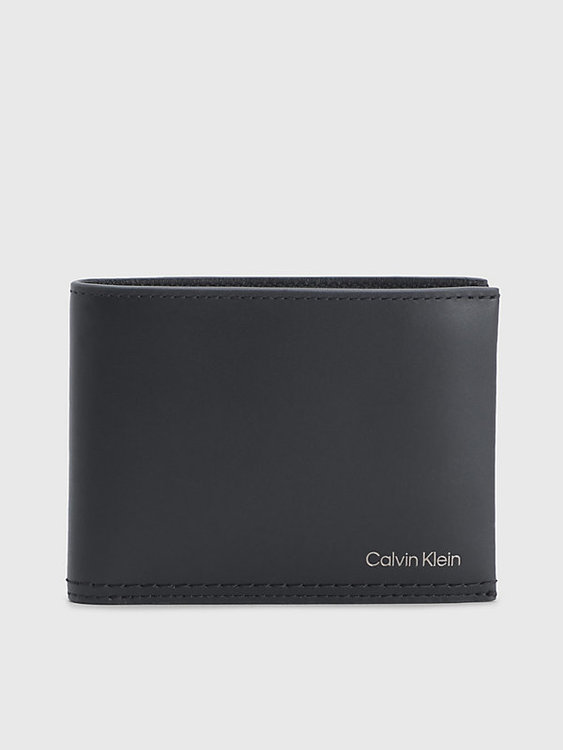 Calvin Klein Jeans – Duo Stitch peněženka, Černá barva