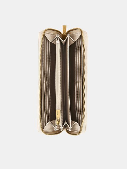 Módní Lovide peněženka, Krémová barva, 2023