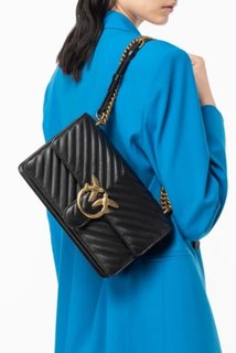 Pinko – Love One Classic kabelka, Černá barva 1