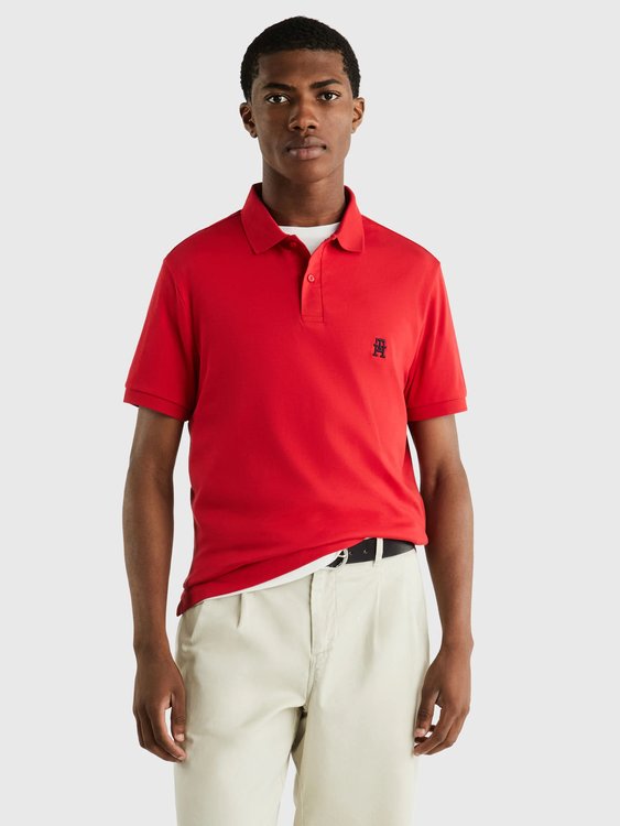 Tommy Hilfiger – Small polo, Červená barva