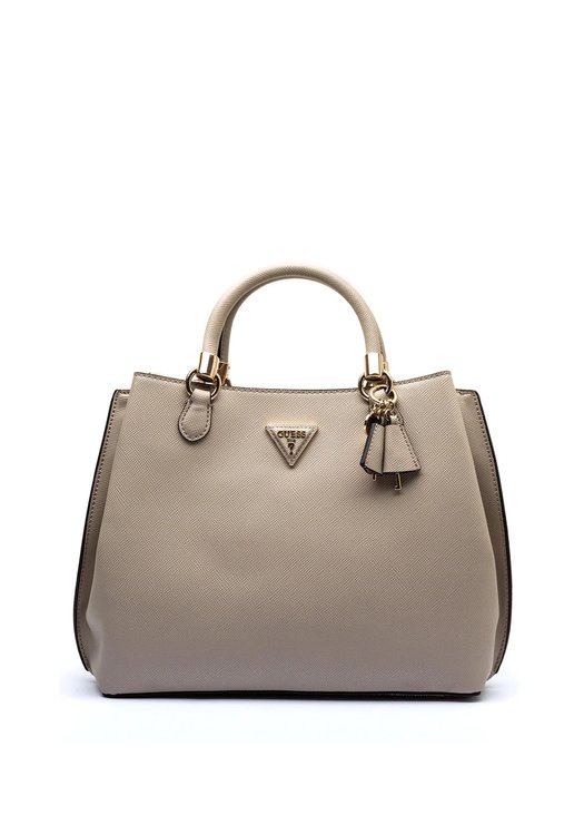 GUESS – Gizele Girlfriend velká kabelka, Béžová barva