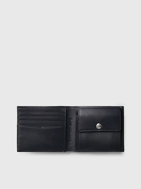 Módní Logo Print peněženka, Černá barva, 2024