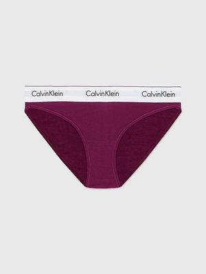 Calvin Klein Underwear – Modern Cotton bikiny, Vínová barva