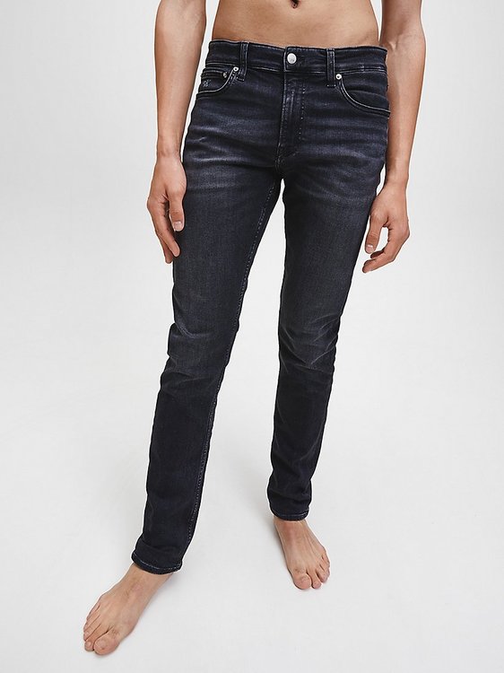Calvin Klein Jeans – Jeans Slim, Černá barva
