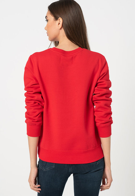Mikina – Calvin Klein Jeans, Červená barva Ženy, Ženy