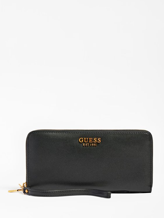 GUESS – Laurel Maxi peněženka, Černá barva