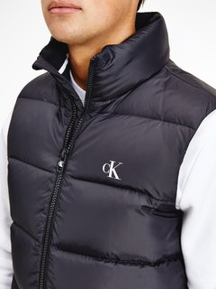 Ess down vesta – Calvin Klein Jeans, Černá barva Muži 1