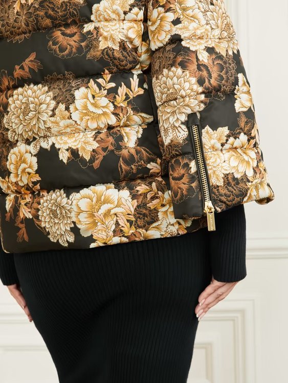 Sharon bunda Černá, Hnědá barva Ženy