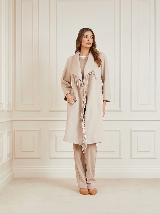 Módní Micky kabát, Béžová barva, 2023