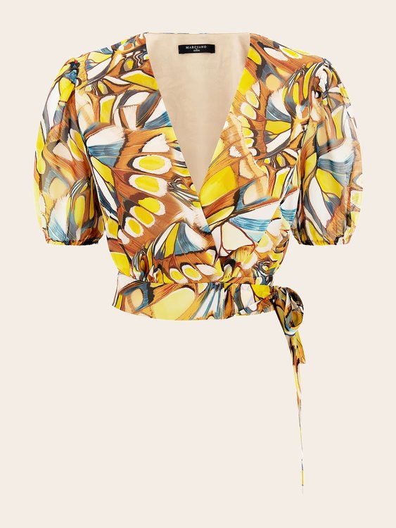 Golden Wing top Multi, Žlutá barva Ženy