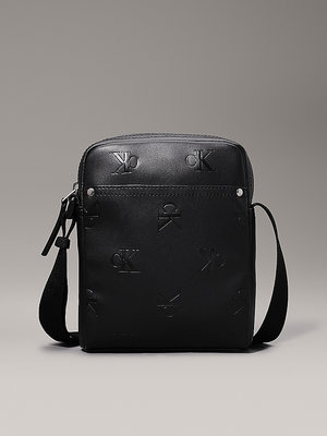 Calvin Klein Jeans – Monogram Soft crossbody, Černá barva