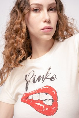 Módní Kiss logo triko, Bílá barva, 2022