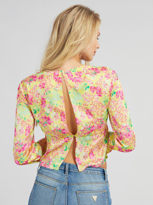 Módní Top, Multi, Žlutá barva, 2021