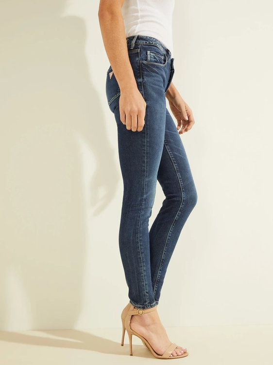 Annette skinny fit džíny Modrá barva Ženy