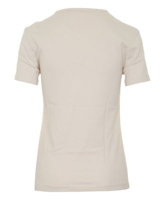 Glossy monogram triko – Calvin Klein Jeans, Béžová barva Ženy