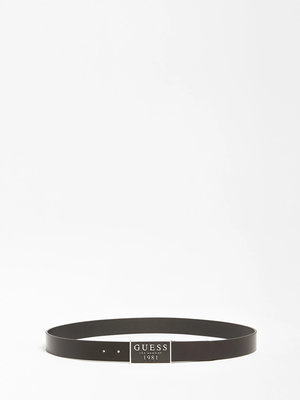Institutional pásek – Guess, Černá barva Muži