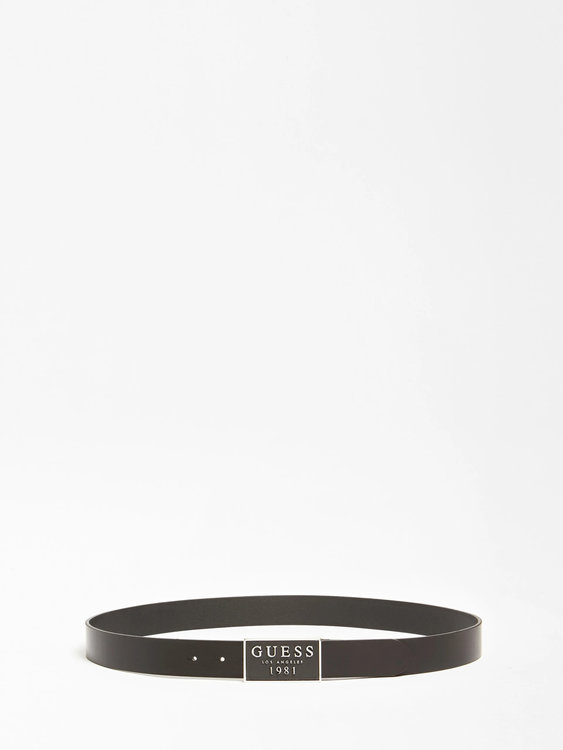 Institutional pásek – Guess, Černá barva Muži