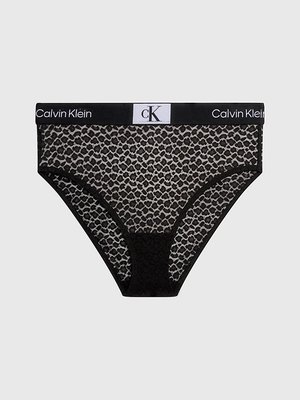Calvin Klein Underwear – 1996 Animal Lace bikiny, Černá barva