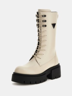 GUESS – Lillian kozačky, Krémová barva
