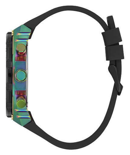 Módní Exposure hodinky, Černá, Iridiscentní barva, 2023