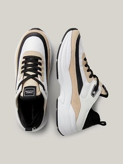 Sporty Lux Runner tenisky Bílá, Hnědá barva Ženy