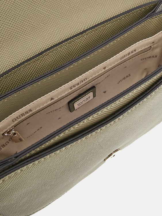 Gizele Mini Saddle crossbody Zelená barva Ženy