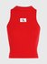 Woven Label top Červená barva Ženy