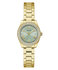 GUESS – Mini Luna hodinky, Tyrkysová, Zlatá barva