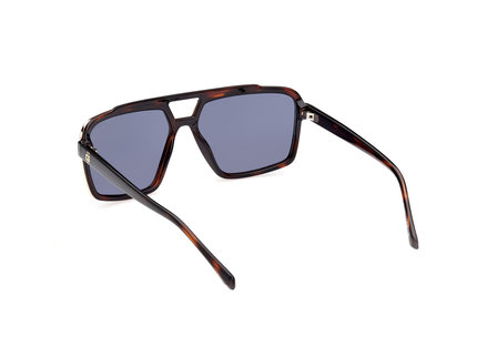 Módní Sluneční brýle, Černá, Hnědá barva, 2023