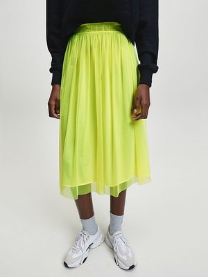 Calvin Klein Jeans – Sukně, Žlutá barva