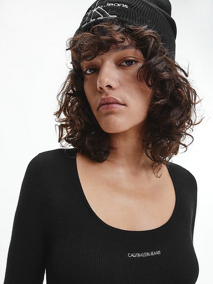 Módní J20J217934-BEH šaty l/s, 2022