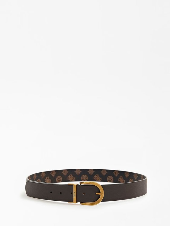 Luxusní G Vibes pásek, Hnědá barva, S, M, L