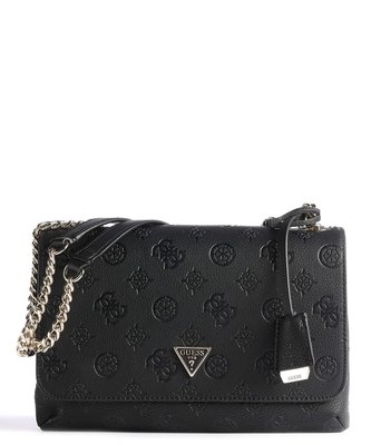 Guess – Helaina 4G crossbody, Černá barva