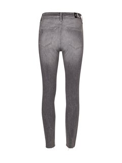 Calvin Klein Jeans – Super skinny jeany, Šedá barva 1