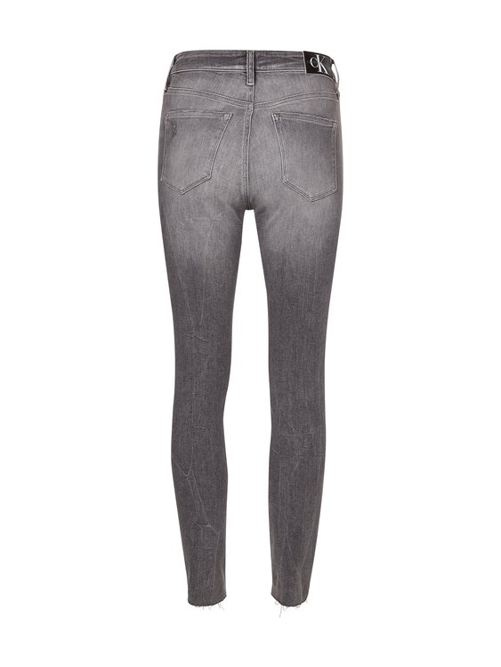 Calvin Klein Jeans – Super skinny jeany, Šedá barva 1