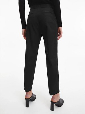 Luxusní Gabardine kalhoty, Černá barva, 36