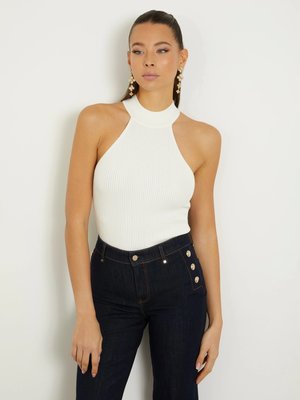 GUESS – W2BR66Z2YK2-G1O6 SVETR S/S, Bílá barva