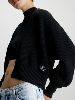 Luxusní Label Chunky svetr, Černá barva, XS, S, M, L