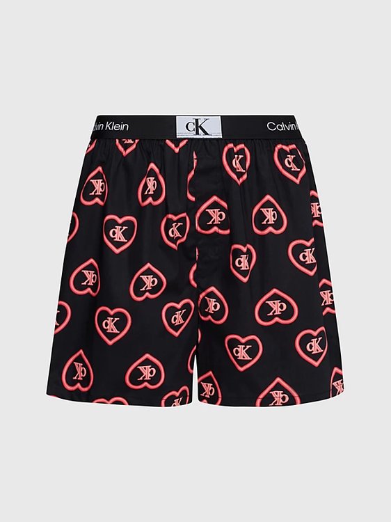 1996 Wovens pyžamové šortky Černá barva Ženy