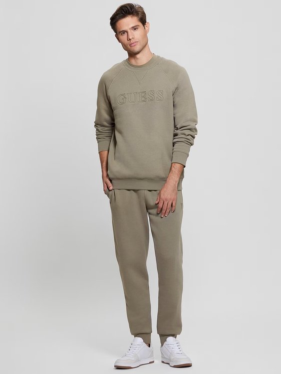 Módní Aldwin mikina, Khaki barva, 2023